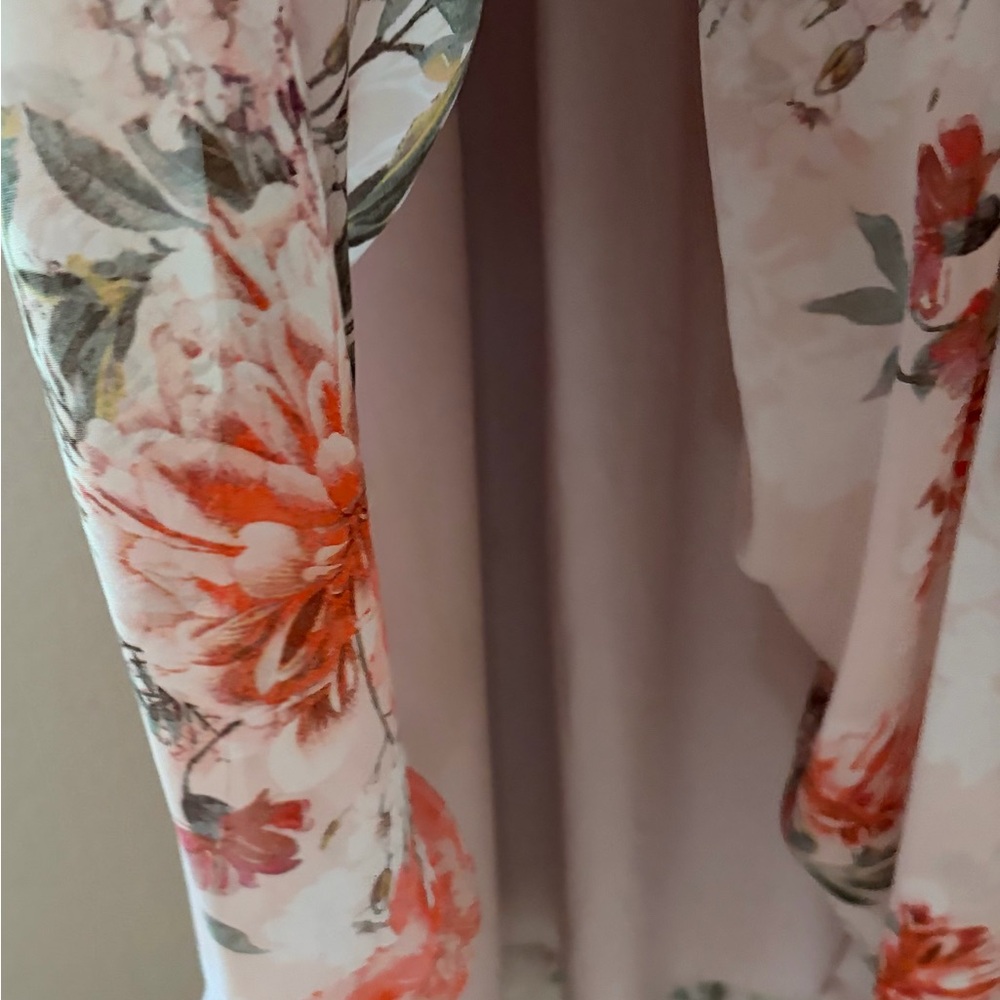 Eliza J Pink, peach and‎ White Floral prom , formal Dress size 12 - Picture 6 of 13